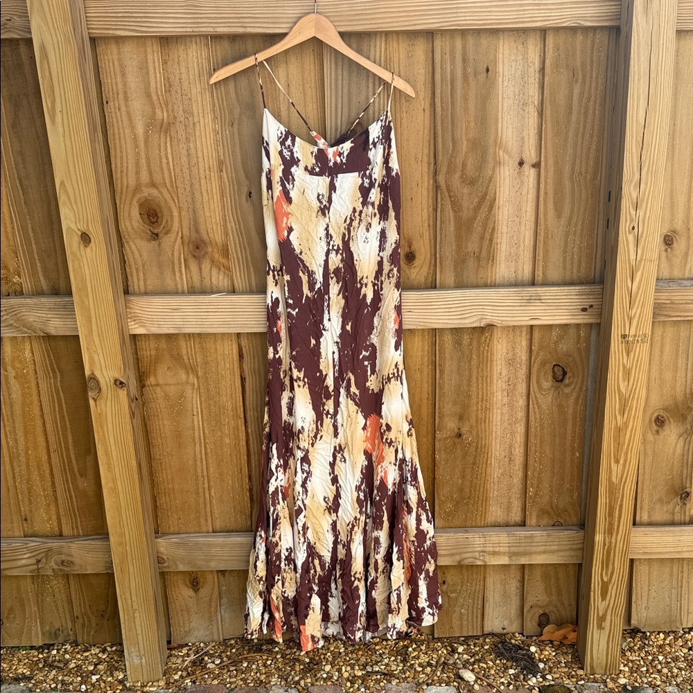 Elegant Multicolor Maxi Dress